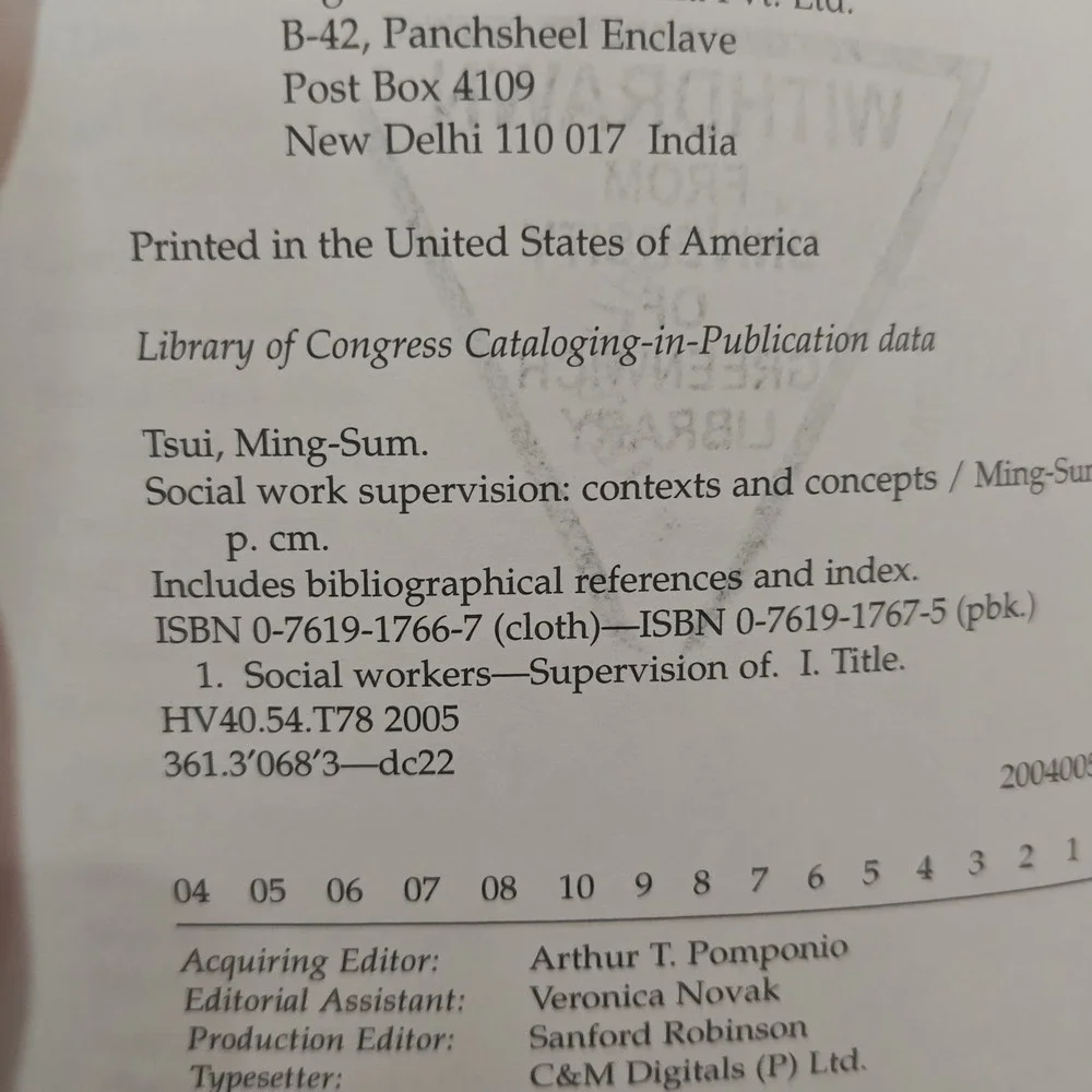 N/A social work
